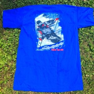Vintage‎ Marlboro Ski Adventure Gear Promo Shirt Single Stitch XL